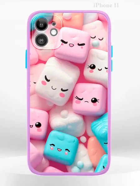 Чехол на iPHONE 11 с принтом милые маршмеллоу
