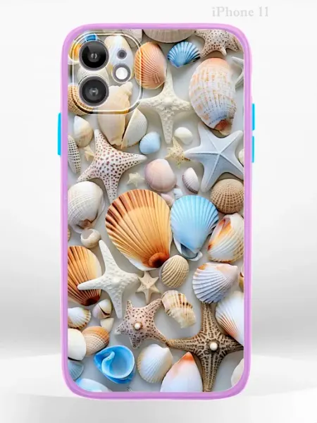 Чехол на iPHONE 11 с принтом ракушки