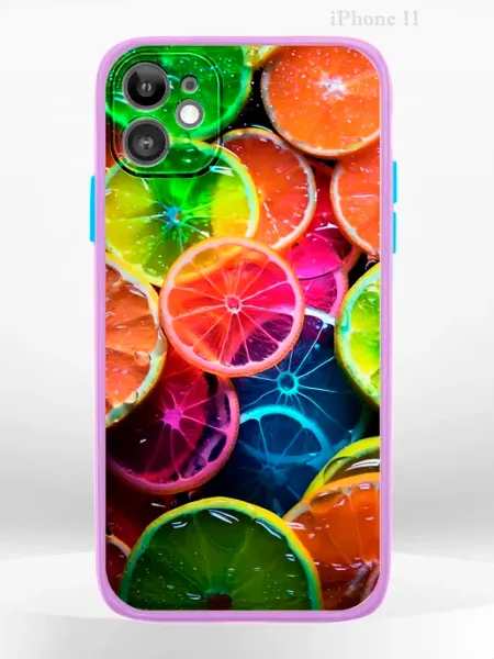 Чехол на iPHONE 11 с принтом цитрусовый