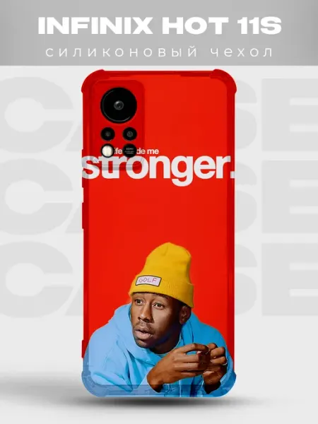 PRINTberries Чехол на Infinix Hot 11S Стритвир nike streetwear найк графф