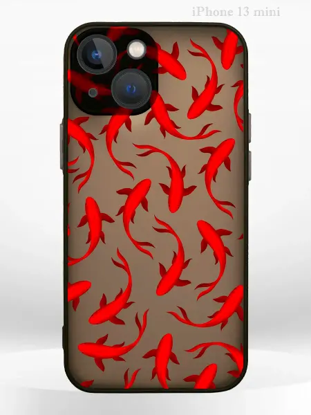 PRINTberries Чехол на Apple iPHONE 13 mini с принтом рыбки dolphin