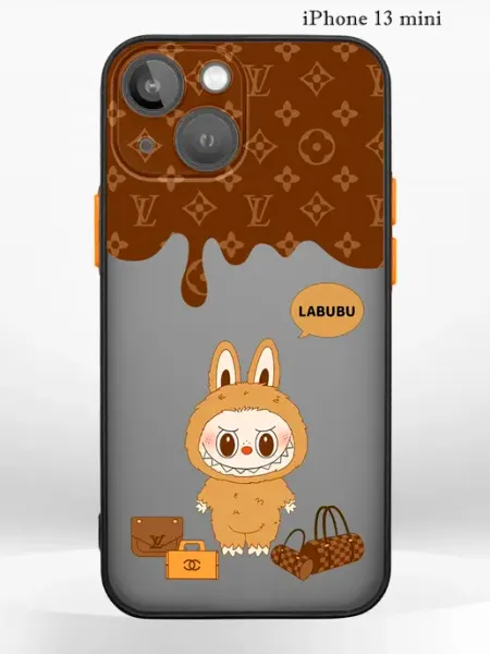 Чехол на iPHONE 13 MINI с модным принтом Labubu