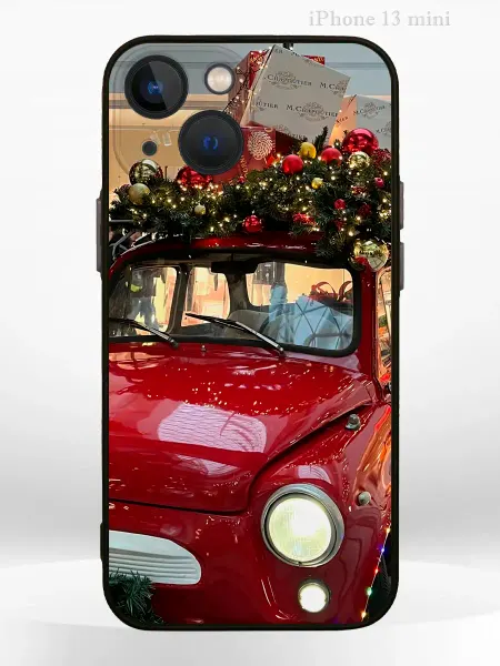 PRINTberries Чехол на iPHONE 13 mini с принтом новогодний Zaporozhets