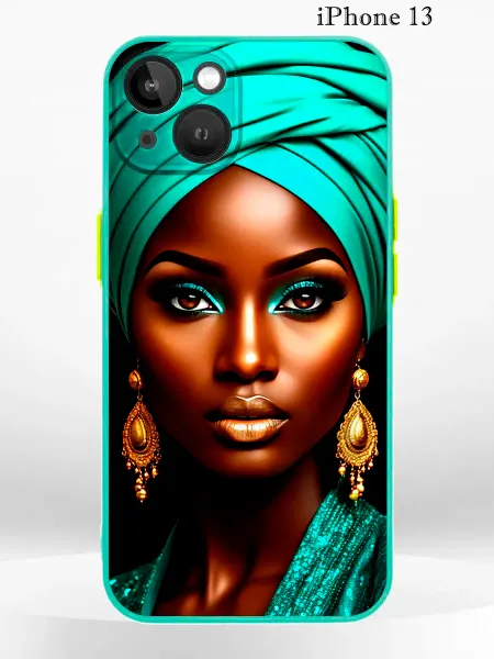 PRINTberries Чехол на IPHONE 13 с принтом девушка в шляпе