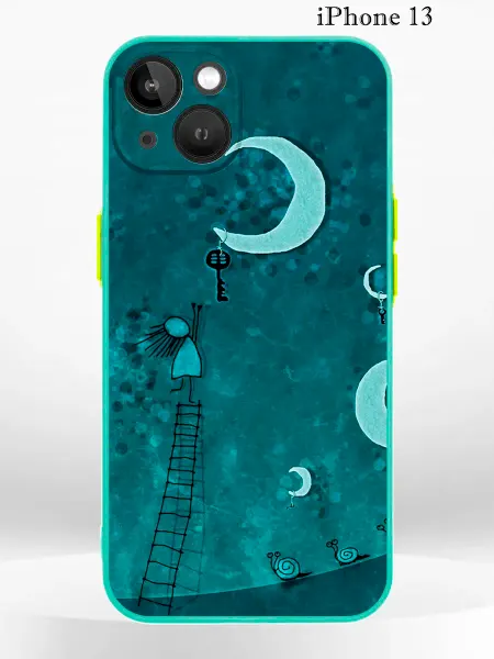 PRINTberries Чехол на iPHONE 13 с принтом луна