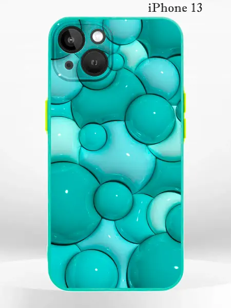 PRINTberries Чехол на iPHONE 13 с принтом пузыри