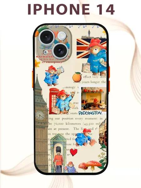 PRINTberries Чехол на IPHONE 14 с принтом Мишка