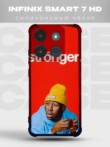 PRINTberries Чехол на Infinix Smart 7 HD Стритвир nike streetwear найк гр
