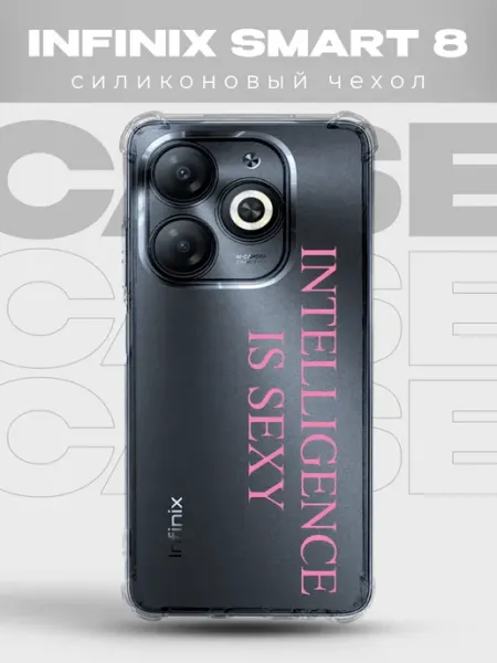 PRINTberries Прозрачный чехол на INFINIX SMART 8 pinterest