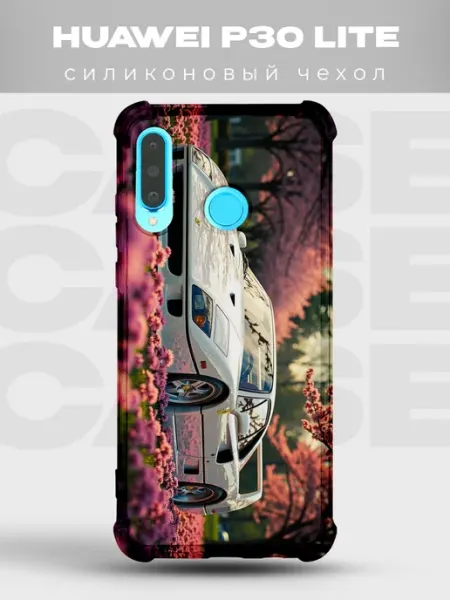 PRINTberries Чехол на Huawei P30 Lite Спорткары дрифт машины авто jdm тач