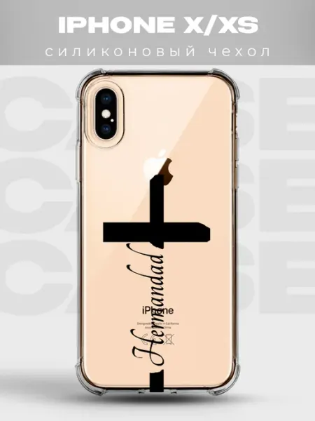 PRINTberries Прозрачный чехол на iPhone X XS Y2K pinterest
