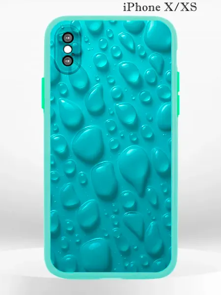 PRINTberries Чехол на iPHONE XS X с принтом капли