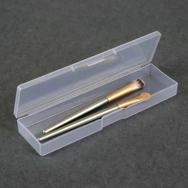 Органайзер для хранения, с крышкой, 16,5 × 4,5 × 2,2 см, цвет прозрачный, 4428729