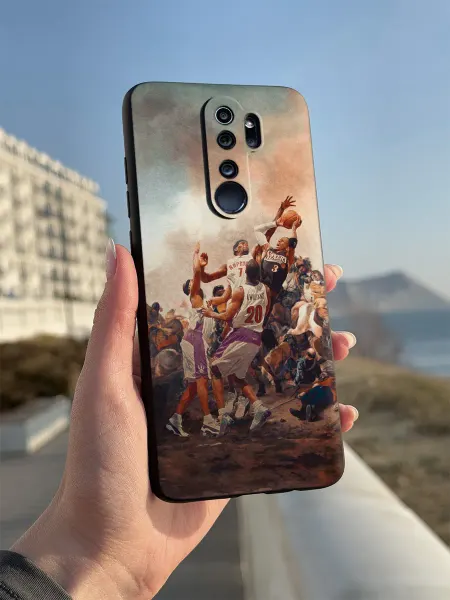PBl store Чехол на Xiaomi Redmi Note 8 Pro принт Баскетбол