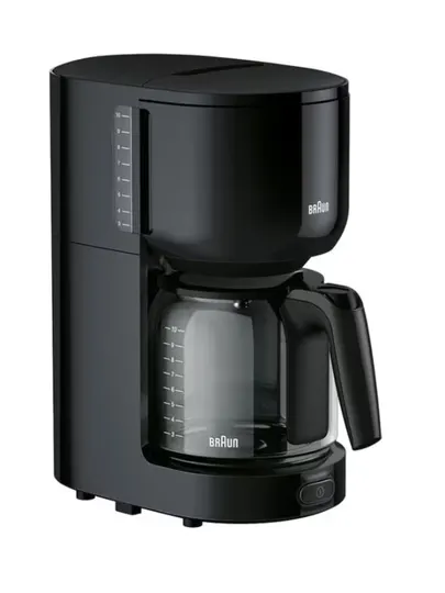 Кофеварка капельная Braun KF3100BK, 1.25 л, 1000 Вт, стеклянный кувшин, подогрев - Кофемашины и кофеварки