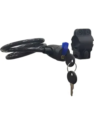Sindis Замок велосипедный тросовый с ключом BP-K03 8х840мм
