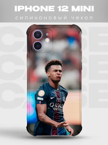 PRINTberries Чехол на iPhone 12 Mini ПСЖ футболист