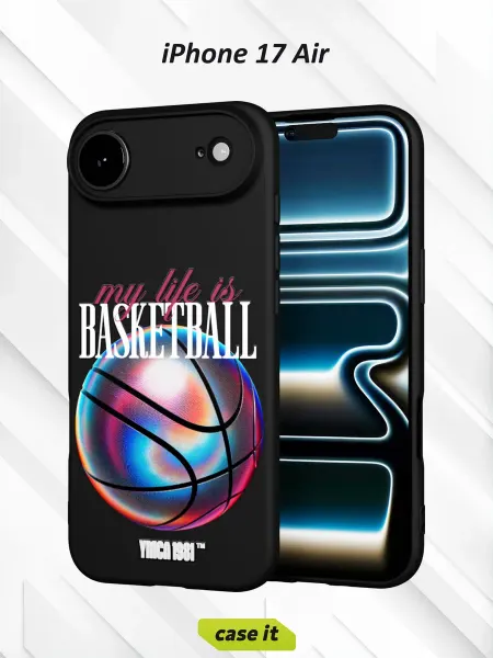 Case it Чехол на iPhone 17 Air с принтом Баскетбол
