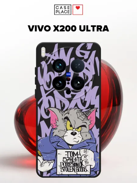 VIVO Матовый чехол на X200 Ultra граффити