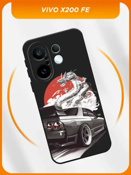 VIVO Чехол на X200 FE с машиной