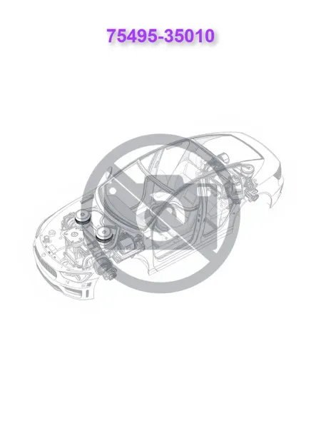 Toyota 7549535010, Клипса