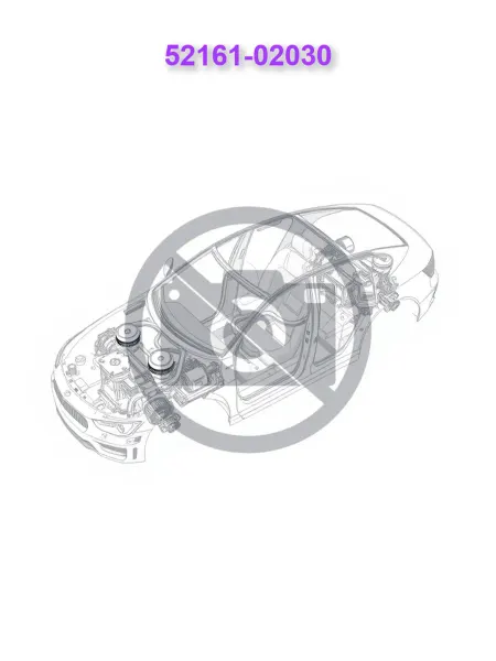 Toyota 5216102030, Клипса