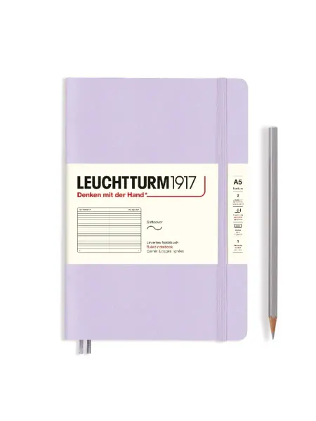 Leuchtturm1917 Блокнот Smooth Colours, A5, 80г м2, 61 л, мягкая обложка