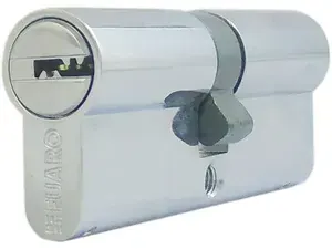 FUARO Цилиндровый механизм D-PRO500 70 mm 30+10+30 CP хром