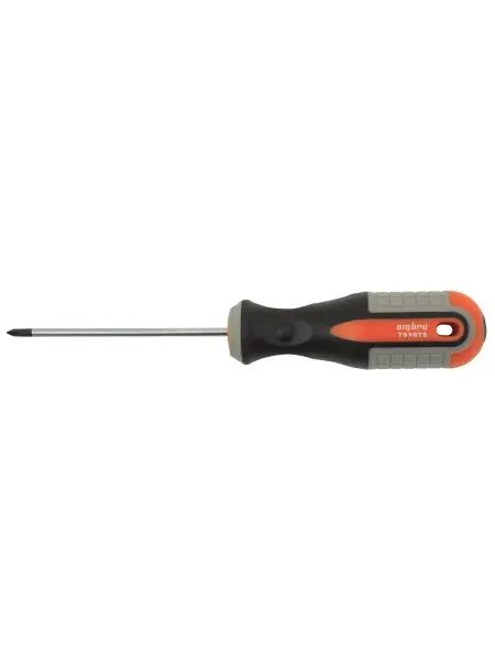 OMBRA Отвертка стержневая крестовая ROUND GRIP, PH0x75 мм