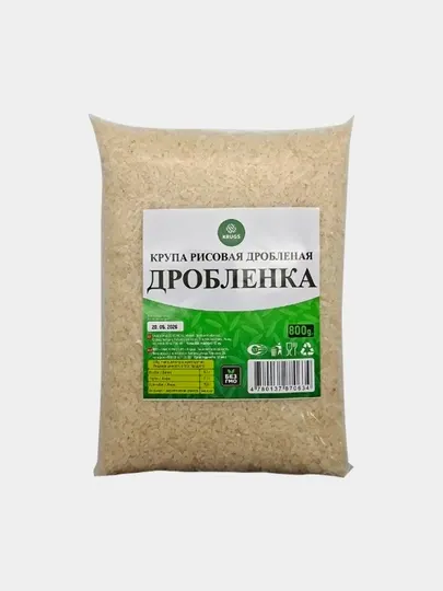 Крупа рисовая дроблена "Дробленка" 800 г