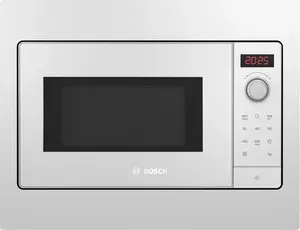 Микроволновая печь Bosch, встраиваемая, 20 л, 800 Вт, цвет белый, (BFL523MW3)
