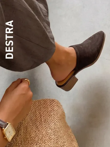 Destra Сабо замшевые летние казаки