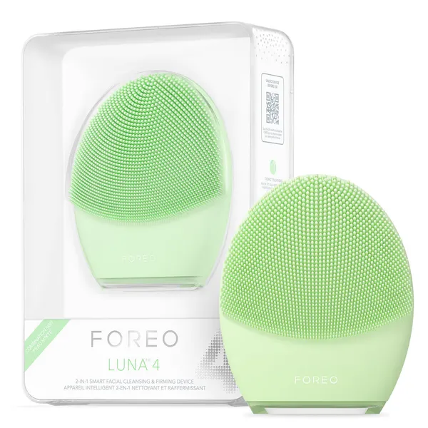 FOREO LUNA 4 Электрическая щетка 2-в-1 для очищения и укрепляющего массажа для нормальной кожи