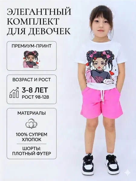 UTEX костюм с шорть детский