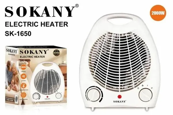 Обогреватель SOKANY SK-1650, 2000Вт.