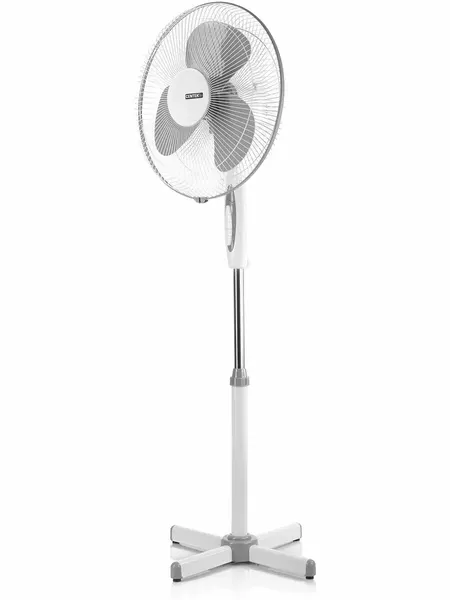 Вентилятор CENTEK CT-5015, напольный, 4 скорости, осевой, подсветка, серый