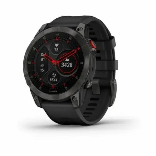 Умные часы GARMIN EPIX (Gen 2) Sapphire титановые черный DLC, AMOLED-дисплей, 51 mm (010-02582-11, 010-02582-10), GPS, сапфировый экран, IPX7