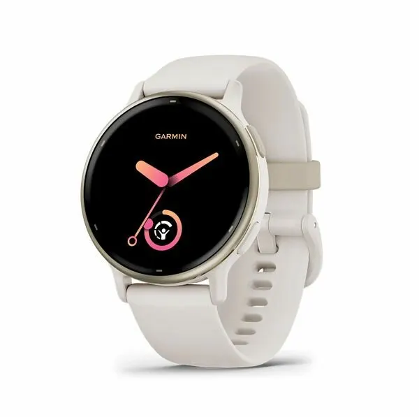 Часы Garmin VIVOACTIVE 5 Cream gold aluminium bezel/ivory, артикул 010-02862-5B