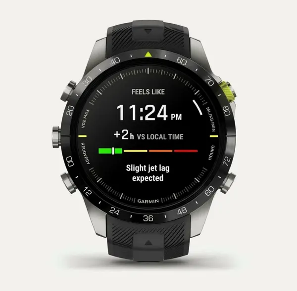 Умные часы Garmin MARQ Athlete Gen 2, 46 мм, титановый корпус, GPS, пульсоксиметр