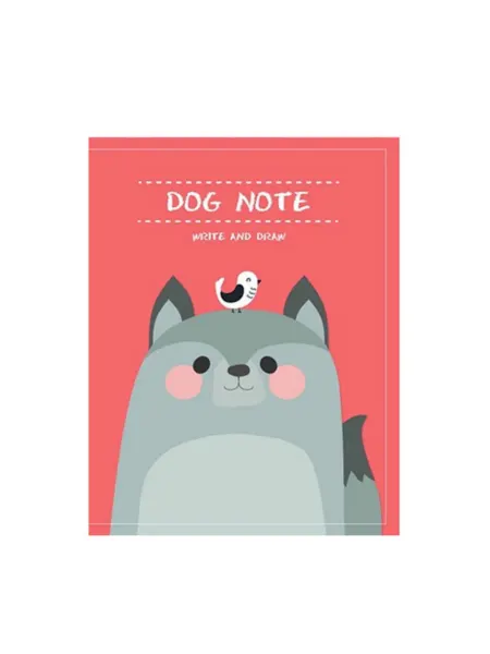 Centrum Блокнот Dog Note 56 листов в клетку на скрепке А6