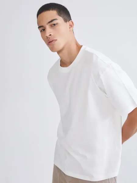 LC Waikiki Мужская футболка oversize fit с круглым вырезом