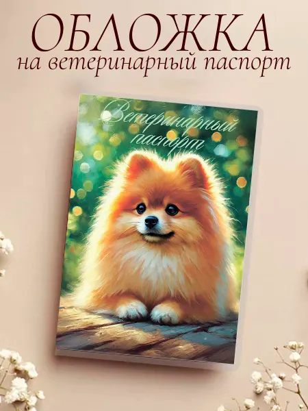 Ушастый друг Обложка на ветеринарный паспорт