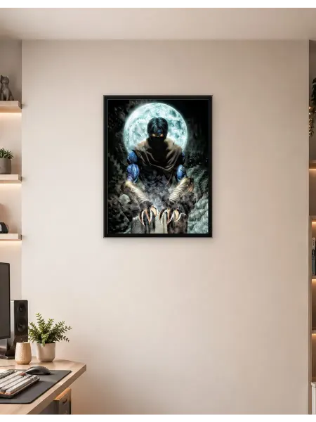 Postersbase Постер Ниндзя со светящимися глазами и когтями 50x70