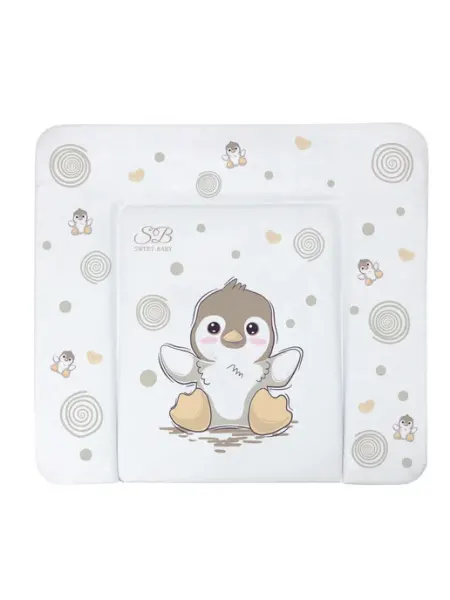 Sweet Baby Пеленальный матрасик 80х71 Pinguino New Grigio пингвин серый