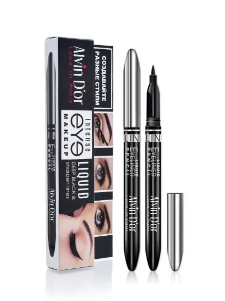 Alvin D'or Подводка для глаз LIQUID deep black