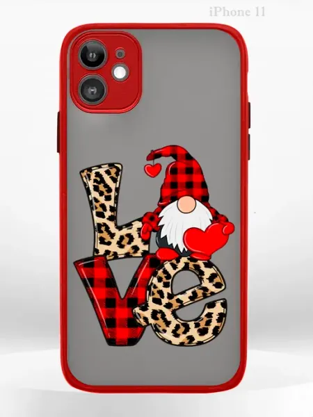 PRINTberries Чехол на iPHONE 11 с принтом новогодний dwarf
