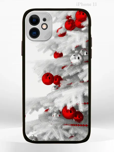 PRINTberries Чехол на iPHONE 11 с принтом новогодний tree