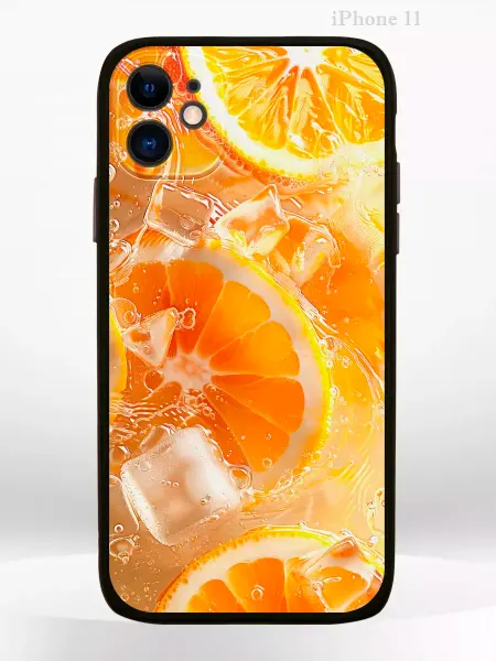 PRINTberries Чехол на iPHONE 11 с принтом апельсин
