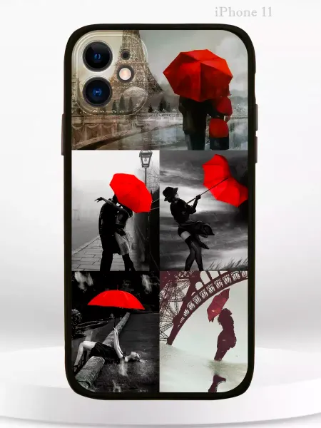 PRINTberries Чехол на iPHONE 11 с принтом Эйфелева башня