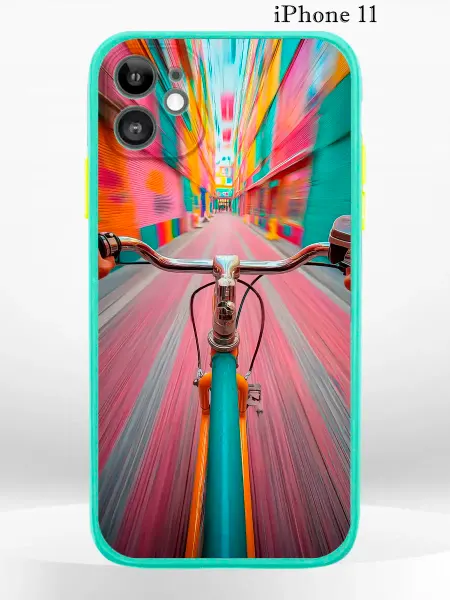 PRINTberries Чехол на iPHONE 11 с принтом велосипед